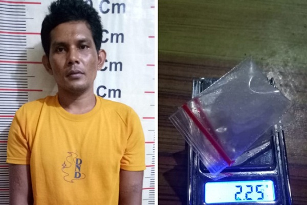 Polsek Padang Tualang Langkat tangkap Syaiful alias Ipung miliki sabu-sabu seberat 2,25 gram,