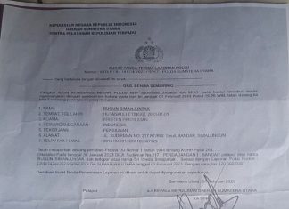 Hampir Sembilan bulan Laporan Rugun Tak Kunjung Mendapat Titik Terang